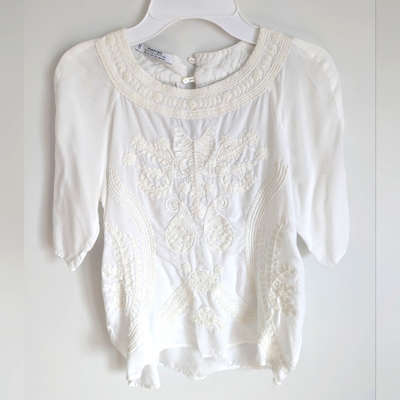2 For $20 - Mango Embroidery top - Picture 1 of 4